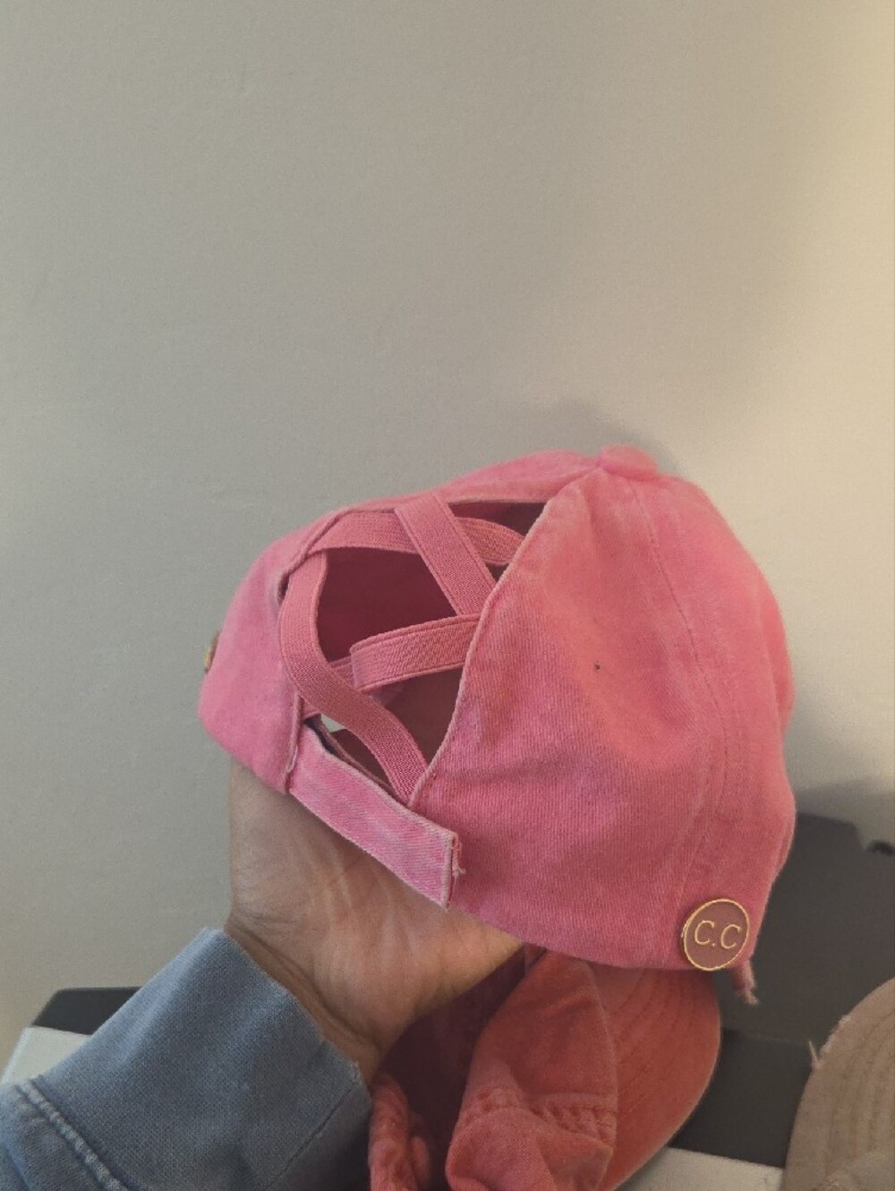 Distressed Baseball Cap - C.C. - Picture 2 of 5